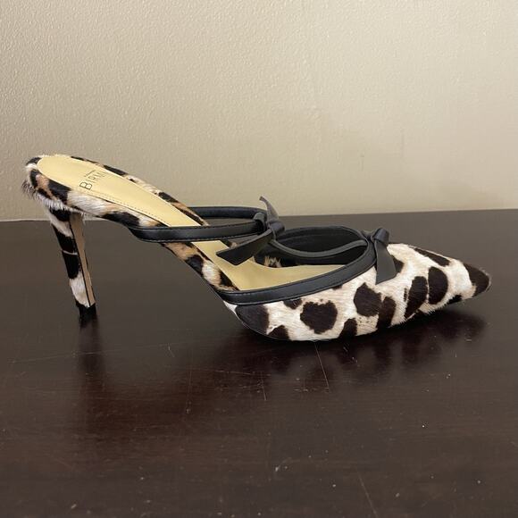 Alexandre Birman Leopard Hair Heeled Sandals - Picture 3 of 7